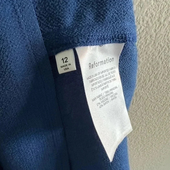 REFORMATION SKYLA DRESS SIZE 12 NWOT B261 - Picture 7 of 7